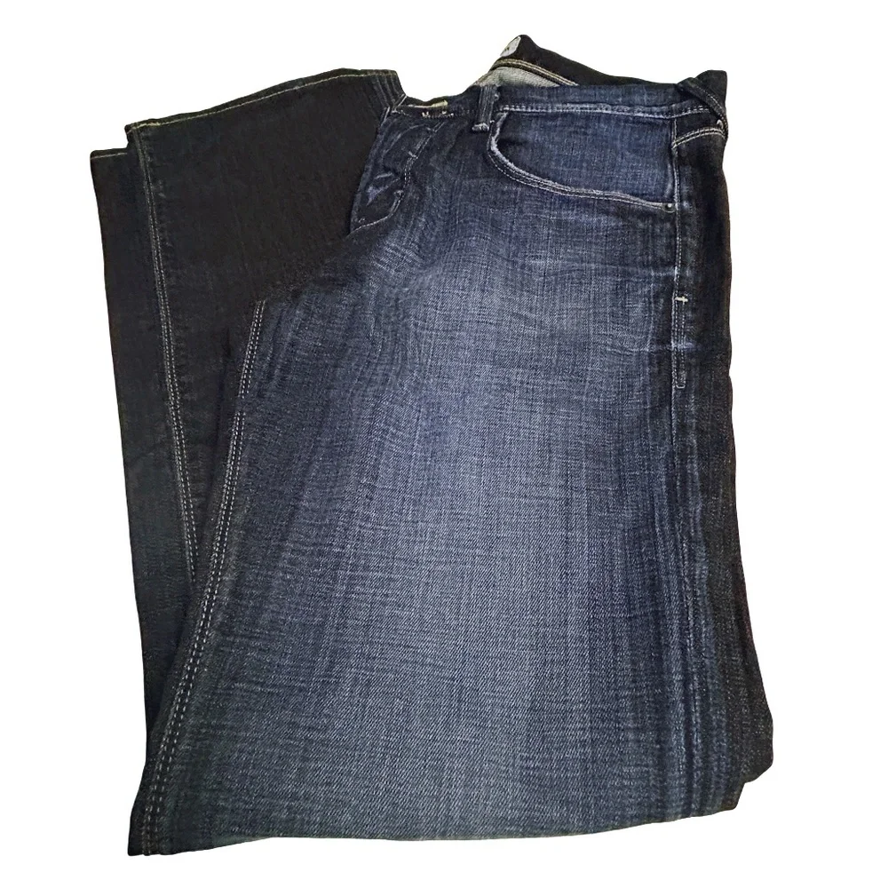 HUDSON Jeans Pants Dark Wash Mid-Rise Slouch Button Fly Vintage Y2K Made in USA - Picture 3 of 16